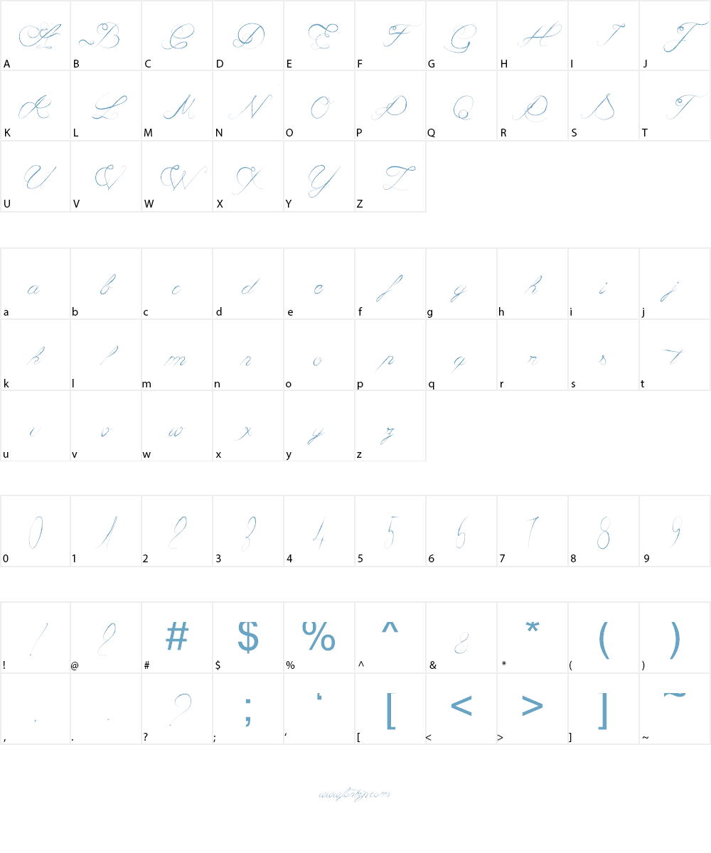 Caviar de Diane Font Character